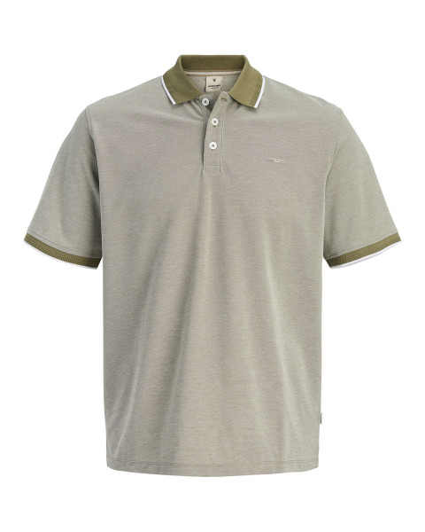 Polo olive uni avec une...