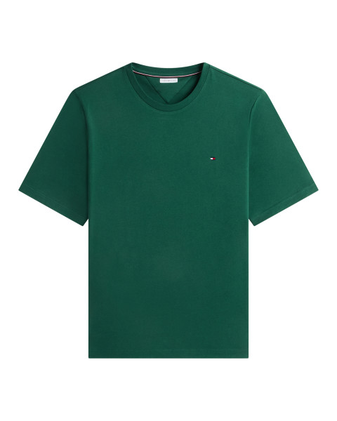 T-shirt en coton vert à...