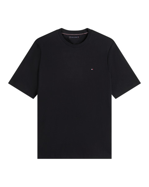 T-shirt en coton noir à...