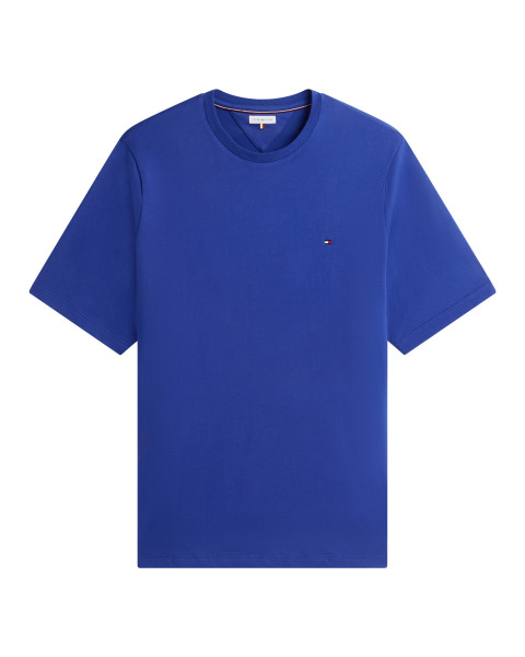 T-shirt en coton bleu à...