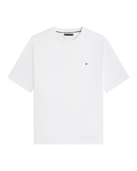 T-shirt en coton blanc à...
