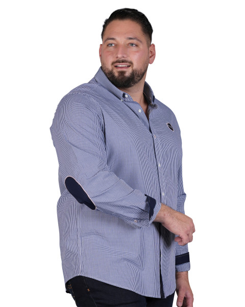 Chemise en coton marine...