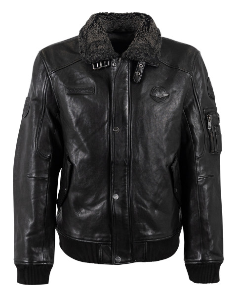 Blouson en cuir de mouton...
