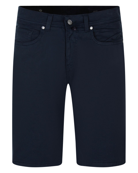 Short en coton marine uni...