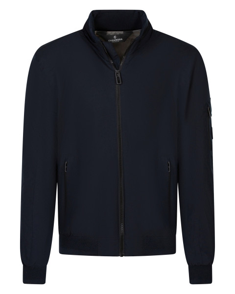 Blouson en coton bleu...