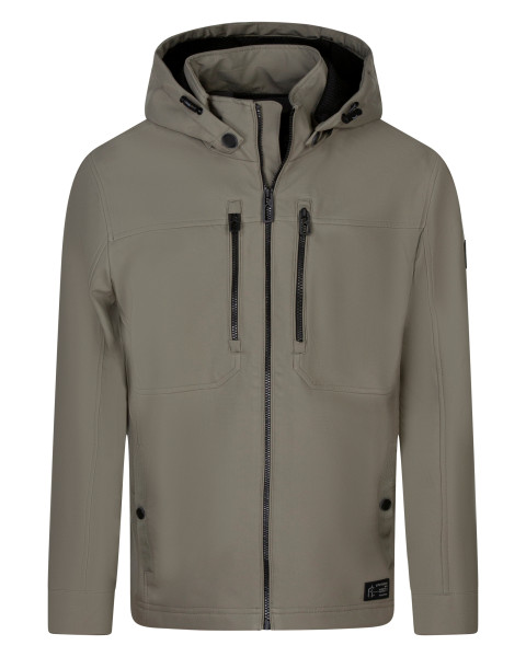 Blouson en coton vert pâle...
