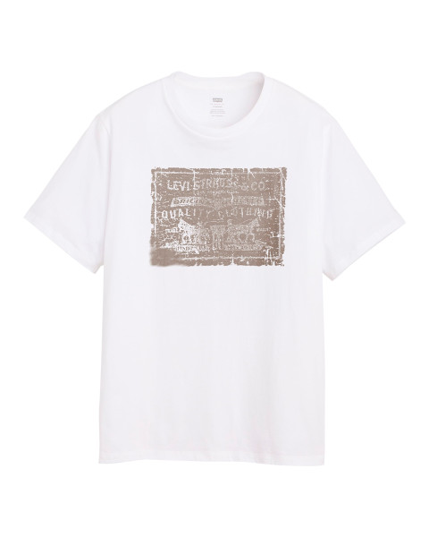 T-shirt en coton blanc...