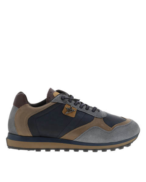 Baskets running en cuir...