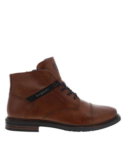 Bottines cognac à talon...