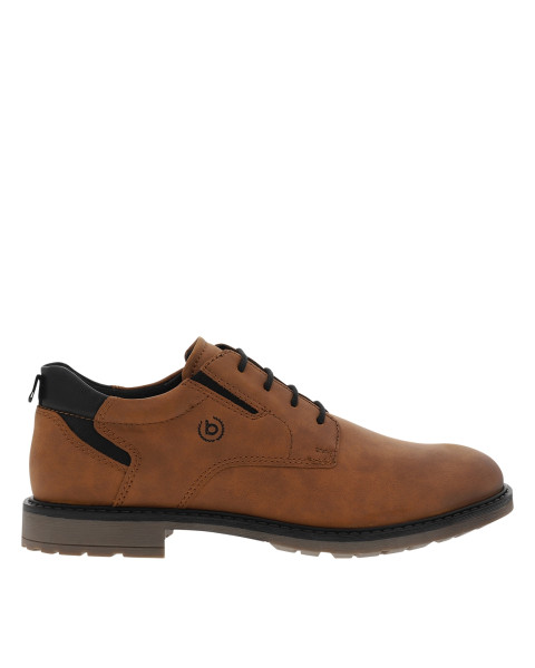 Derbies cognac à talon plat...
