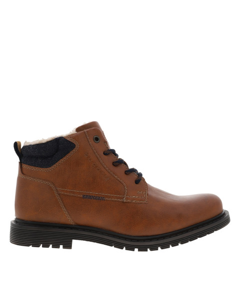 Bottines cognac à talon...