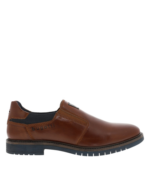 Mocassins cognac à talon...