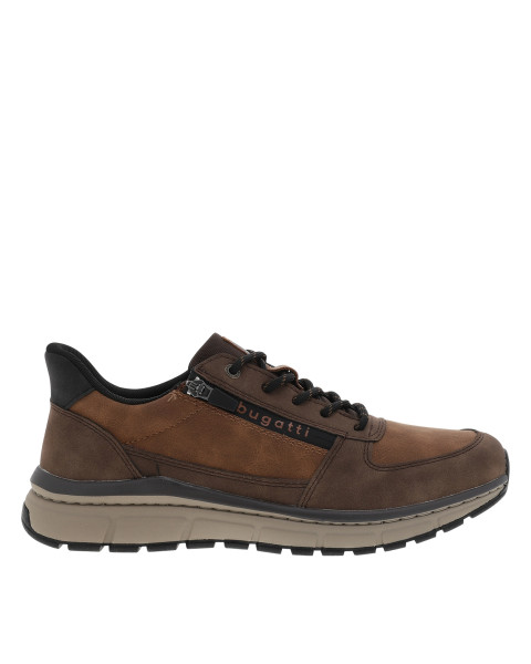 Sneakers marron à talon...