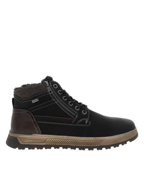 Bottines noir à talon plat...
