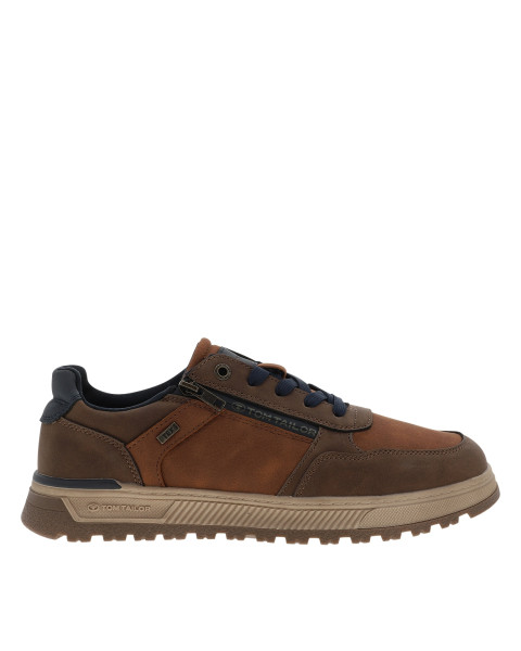 Sneakers cognac à talon...
