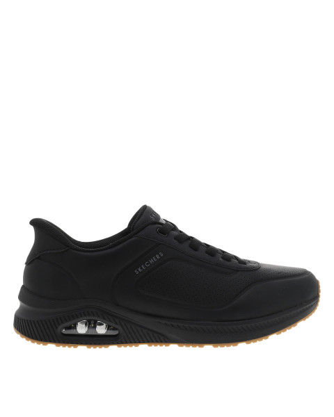 Sneakers noir à talon plat...