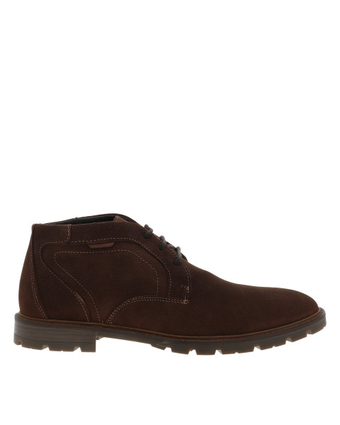 Bottines en cuir brunes...