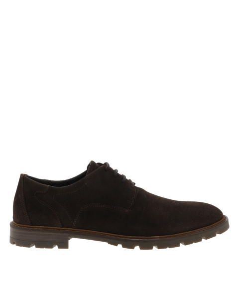 Derbies en cuir chocolat...