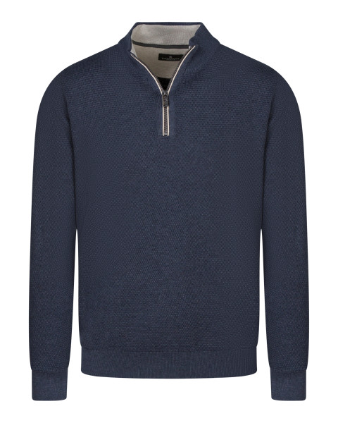 Pull en coton bleu marine...