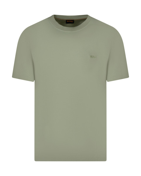 T-shirt en coton vert à...