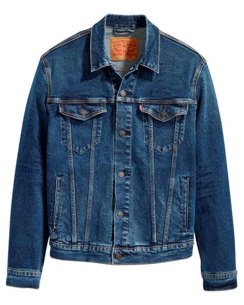 Veste Jean unie en coton...