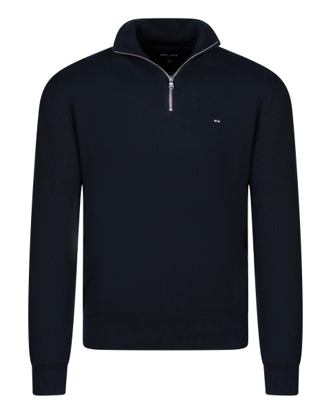Pull en coton bleu marine...