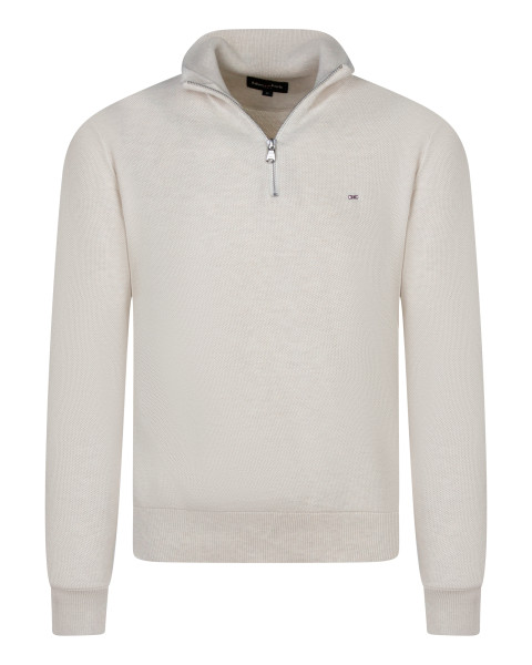Pull en coton écru avec une...
