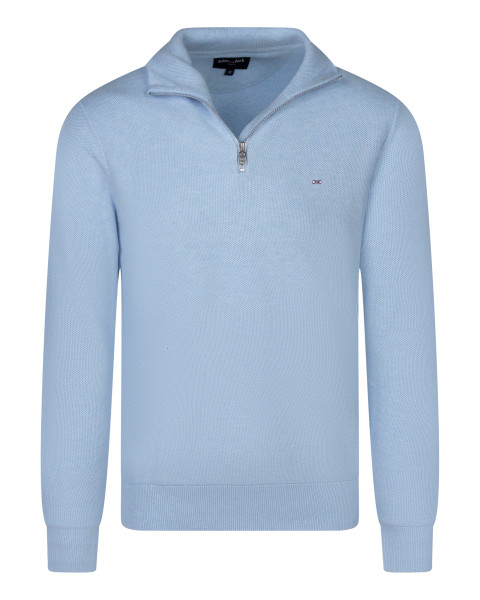 Pull en coton bleu clair...