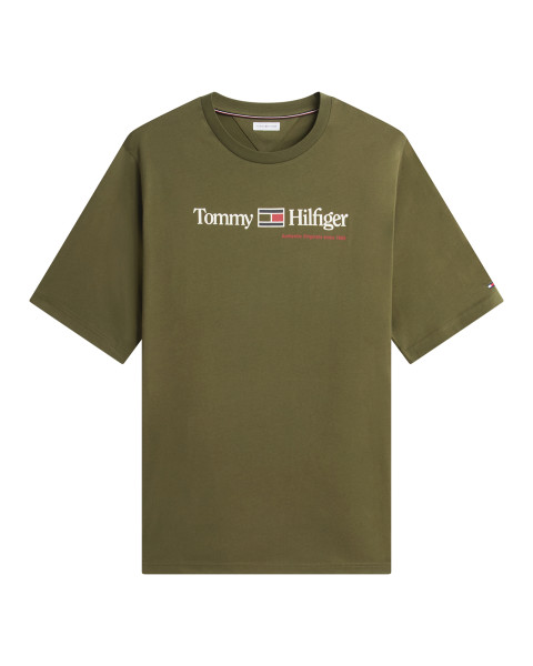 T-shirt kaki uni en coton...