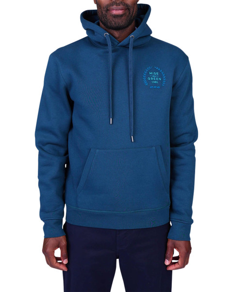 Sweat bleu à coupe droite...