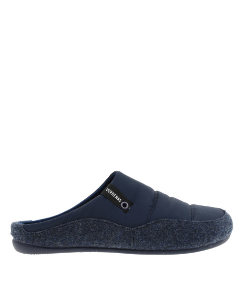 Mules bleu marine à talon...