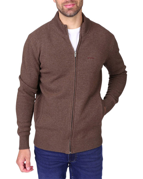 Gilet en laine mélangée...