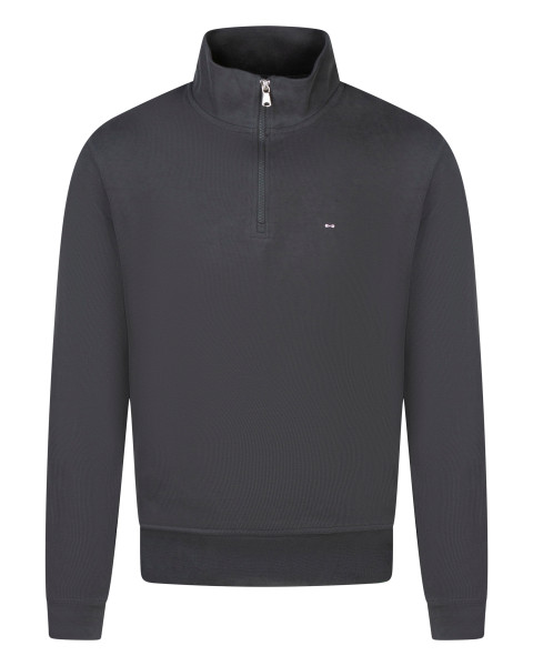 Pull en coton kaki uni avec...