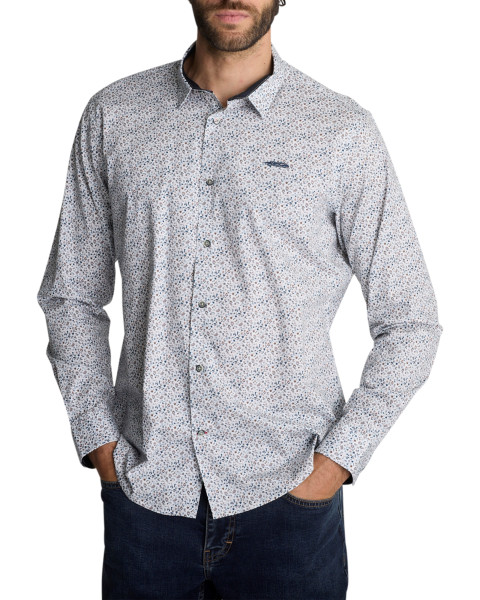 Chemise blanche en coton à...