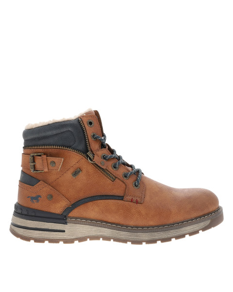 Bottines cognac à talon...